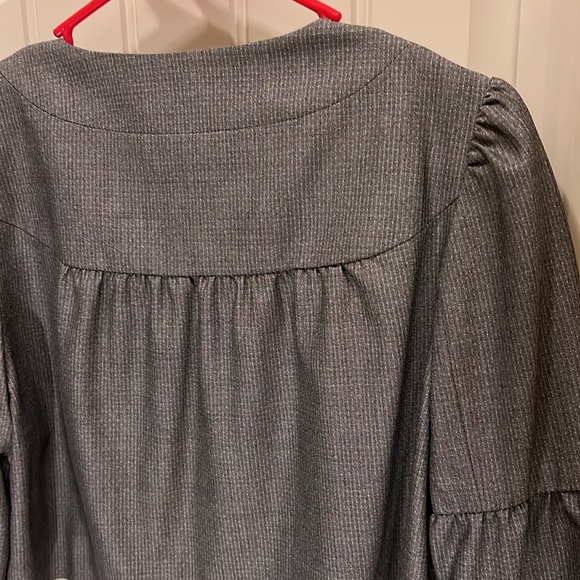 Y2K The Limited sharks tooth Gray Grey Capelet coat jacket size M Medium EUC - Picture 8 of 10